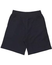Moschino - Cotton Shorts With Elasticated Waist - Lyst