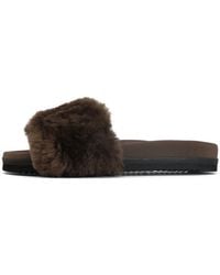 Roam - Cloud Shearling Slider - Lyst