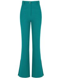 Nocturne - High-waisted Slit Pants - Lyst