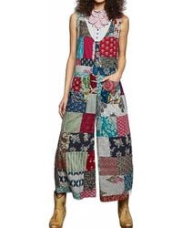 Pol - One Of A Kind V-Neck Printed Jumpsuit - Lyst
