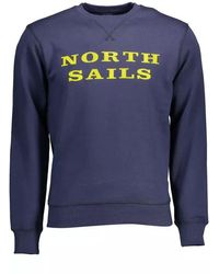 North Sails - Blue Cotton Sweater - Lyst
