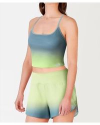The North Face - Printed Dune Sky Tanklette Top - Lyst