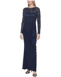 Jessica Howard - Lace Sequined Evening Dress - Lyst