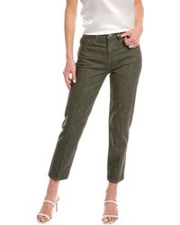 Theory - Treeca Army Straight Crop Jean - Lyst