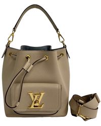 Louis Vuitton - Lockme Bucket Leather Shoulder Bag (pre-owned) - Lyst