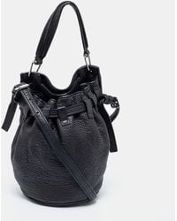 Alexander Wang - Textured Leather Diego Bucket Bag - Lyst