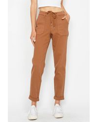 Judy Blue - High Waist Garment Dyed Cuffed Jogger Pant - Lyst