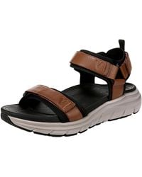 Vionic - Walk Max Wanderer Walking Sandals Hazelnut Leather Mesh J3205M1200 - Lyst