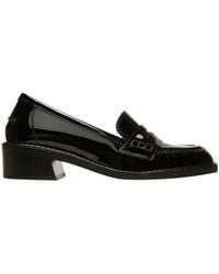 Bally - Elly Patent Leather Moccasins Loafers - Lyst