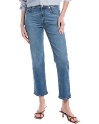 Rag & Bone - Hattie Mid-Rise Ankle Visalia Straight Leg Jean - Lyst
