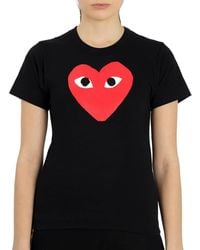 Comme des Garçons - Ladies Short-Sleeve Big Heart Print T-Shirt - Lyst