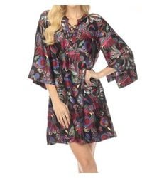 Johnny Was - Tie Front Kimono Dress - Lyst