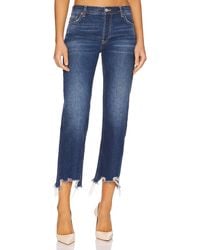 Free People - Maggie Mid Rise Straight - Lyst