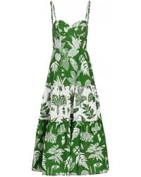 FARM Rio - Midi Dress With Forest Print - Lyst