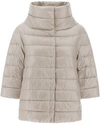 Herno - Ultralight Oversized Puffer Coat With Snap Button Closure - Lyst