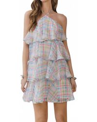 TCEC - Pastel Dreams Tiered Ruffle Dress - Lyst