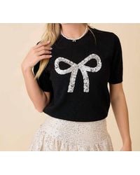Main Strip - Bow Sequin Top - Lyst