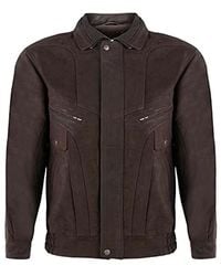Infinity Leather - Nappa Bluson Tailored Bomber Jacket - Lyst