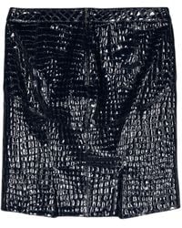 Tom Ford - Croc Embossed Mini Skirt - Lyst