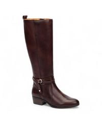 Pikolinos - Knee High Tall Cuero Leather Boots - Lyst