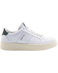 SAINT SNEAKERS - Leather Sneakers With Contrasting Top - Lyst