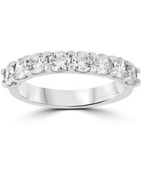 Pompeii3 - 1 1/2 Ct U Shape Prong Diamond Wedding Ring - Lyst