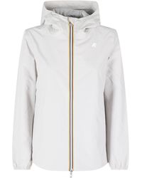 K-Way - Marguerite Stretch Poly Jersey Waterproof Polyester Jacket - Lyst