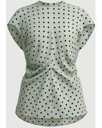 Marni - Polka Rhythm Crepe De Chine Blouse - Lyst