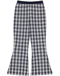 Guest In Residence - Gingham Flare Pant - Lyst
