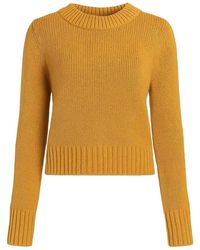La Ligne - Solid Mini Marin Sweater Mustard - Lyst