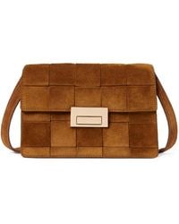 Loeffler Randall - Delphine Cacao Suede Shoulder Bag - Lyst