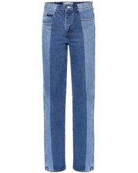 E.L.V. Denim - Mid Dark Stovepipe Jeans - Lyst