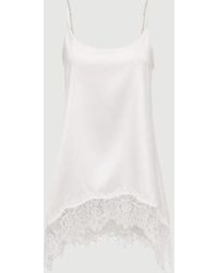 STAUD - Chloe Silk Cami Ivory - Lyst