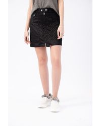 Rag & Bone Biker Mini Skirt - Black