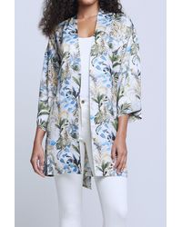 L'Agence Hayden Kimono Jacket - Multicolour