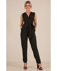 Showpo Workaholic Jumpsuit In Black