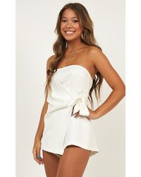 Showpo No Time Today Playsuit - White