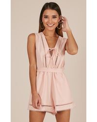 Showpo My Own Melody Playsuit - Pink