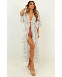 Showpo Time To Move Kimono - Multicolour