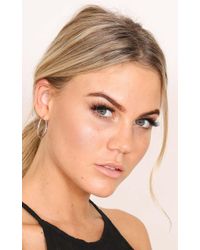 Lyst Showpo Dont Know When 30mm Hoop Earrings In Silver Showpo Dont Know When 30mm Hoop Earrings In Silver Lyst