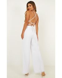 Showpo Dream Of Jumpsuit - White