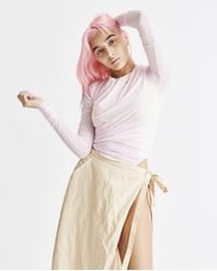 Y. Project Top Condom Bodysuit - Pink