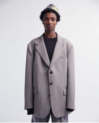 raf simons oversized blazer