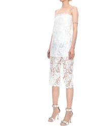 Neith Nyer Rose Lace Dress - White