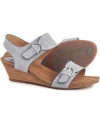 SÃ¶fft Leather Ainsworth Sandal in Gold Metallic (Metallic) | Lyst