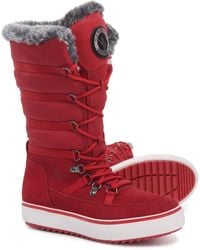 santana canada red boots