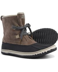 sperry lace up duck boots