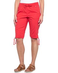 Dash Rita Long Bermuda Shorts - Red