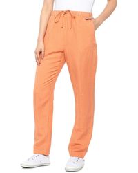 Orange straight pants Clearance