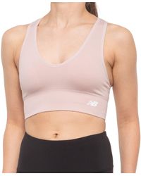 new balance sports bra pink